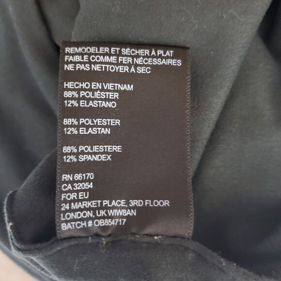 Urban Outfitters Dress Large Black Jersey Blouson Dolman Sleeves Casual Sheath - Picture 11 of 11